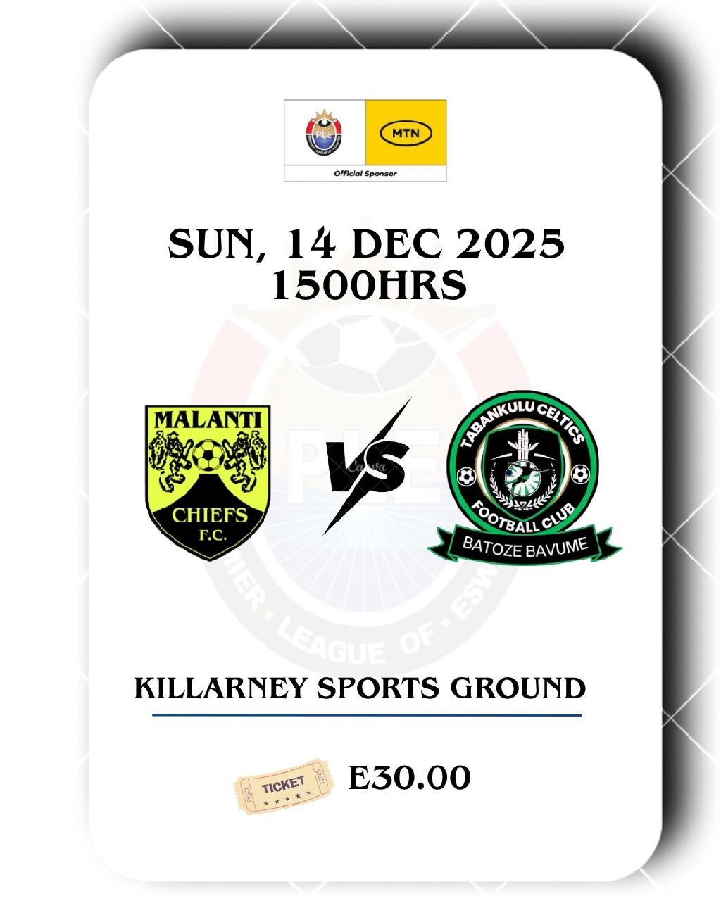 MTN PLE Killarney Sports Ground 141225 Pic